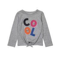 8GTTEE 19K: Cool Tie Front L/Sleeve Top (1-3 Years)